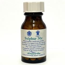 Ainsworths | Sulphur 30C Single Counter Remedy 120 tabs | 120 tablet For Sale