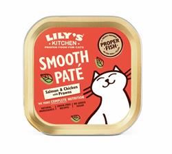 Lilys Kitchen |  Lily s Kitchen Cat Pate Salmon and Chicken with Prawns 85g | 85g Online