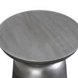 Toby - Metal Accent Table - Silver For Discount