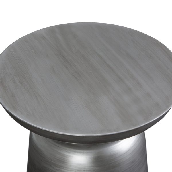 Toby - Metal Accent Table - Silver For Discount