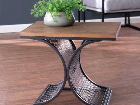 Chapnily Two-Tone Accent Table Online Sale