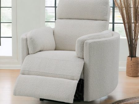 ACME Sagen Glider Recliner w Swivel, Beige Boucle LV02733 Discount