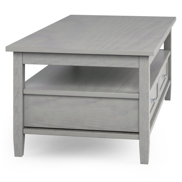 Warm Shaker - Coffee Table - Fog Grey For Sale