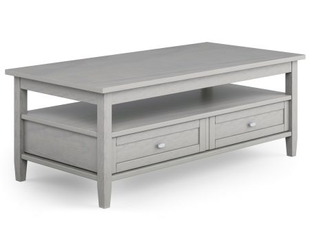 Warm Shaker - Coffee Table - Fog Grey For Sale