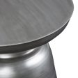 Toby - Metal Accent Table - Silver For Discount