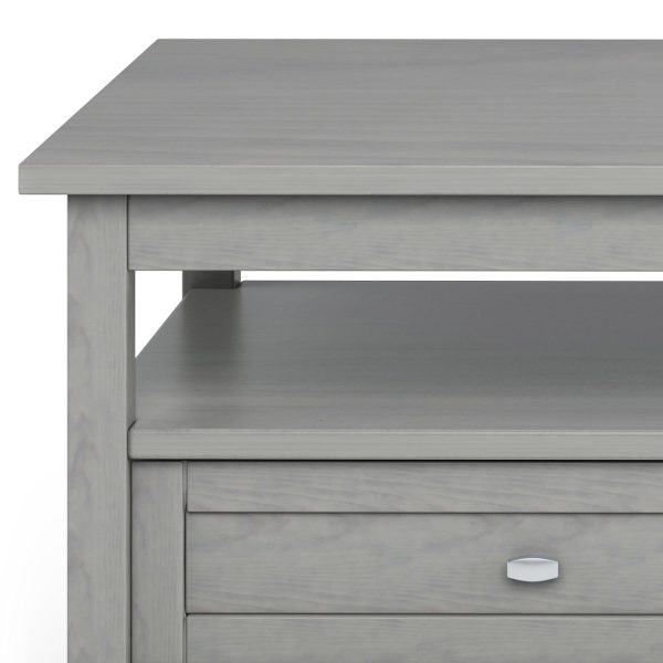 Warm Shaker - Coffee Table - Fog Grey For Sale