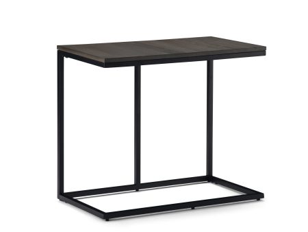 Ward - Wide C Side Table - Warm Grey on Sale