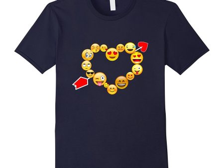 Emoji Heart Valentine s Day Shirt Emoji Love Heart Online Hot Sale