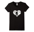 I Love Bigfoot Shirt  Funny Cute Sasquatch Yeti Heart Gift Discount