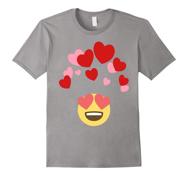 Emoji Heart Valentine s Day Shirt Emoji Love Heart TSHIRT Online