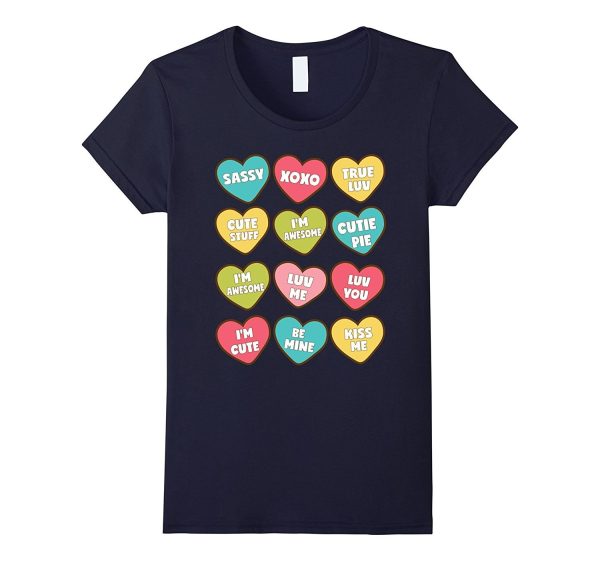 Conversation Heart Valentines Day Candy tShirt For Kids Online Sale