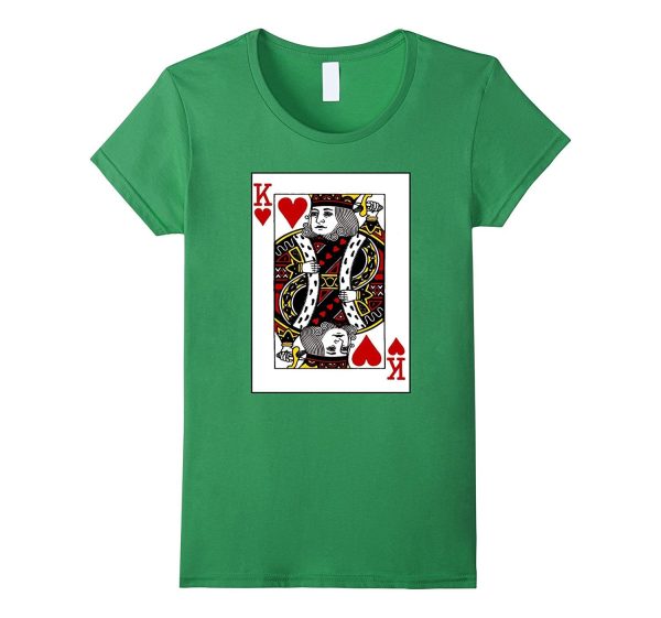 Valentines Day Gifts - King of Hearts Cards Couple T Shirt Sale