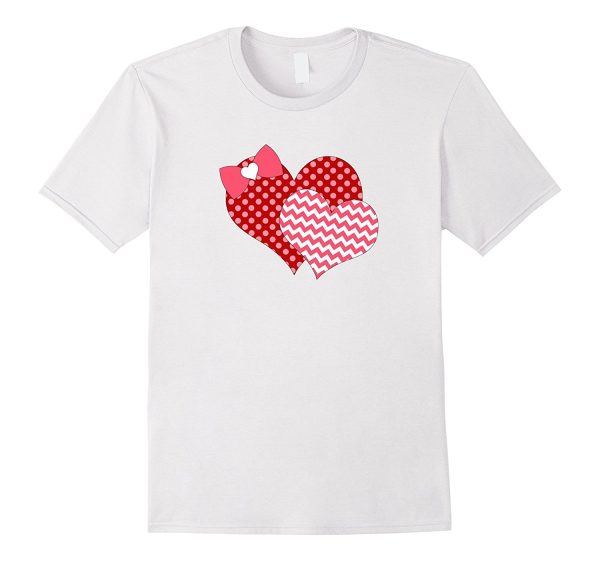 Valentines Day Heart T Shirt A Cute Gift for Women and Girls Sale