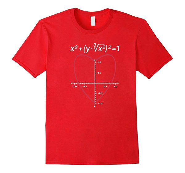 Valentine s Day Love Heart Equation Math Shirt Cheap