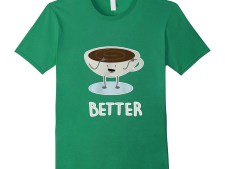 COFFEE & DONUT BETTER TOGETHER- COUPLE VALENTINE T Shirt Sale