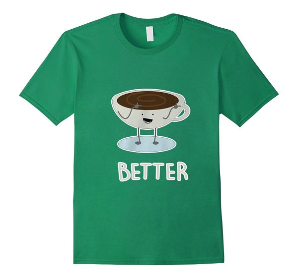 COFFEE & DONUT BETTER TOGETHER- COUPLE VALENTINE T Shirt Sale