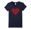 Red Hearts Valentine s Day T-Shirt Gift - Unisex Online now