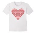 Red Heart Cool Valentine s Day T-Shirt For Sale