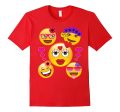 Valentine s Day Cool Emoji T-Shirt for Girls and Women Online Hot Sale