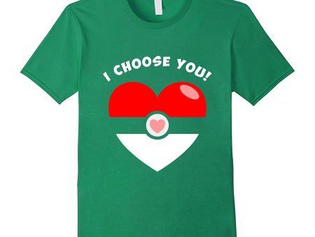 I Choose You Valentine s Video Game Parody T-Shirt Online Sale