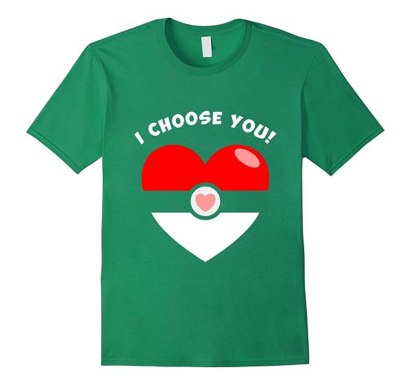 I Choose You Valentine s Video Game Parody T-Shirt Online Sale