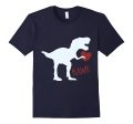 Kids Dinosaur Happy Valentine s Day Red Raglan Online Sale