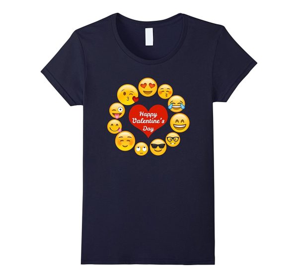 Emoji Shirt With Sayings Heart Happy Valentine s Day Shirt Cheap