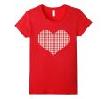 Red Heart Valentine s Day Shirt Women Girls Top Discount