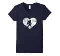 I Love Bigfoot Shirt  Funny Cute Sasquatch Yeti Heart Gift Discount