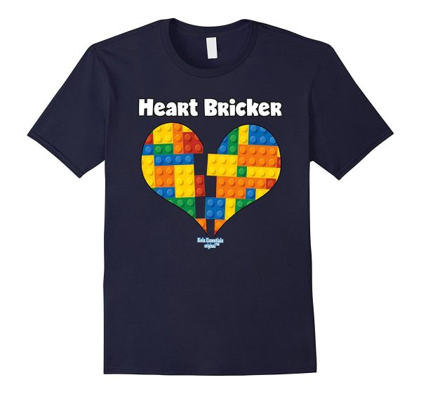 Valentines Shirt For Boys Heart Bricker (TM) Blocks Brick Online