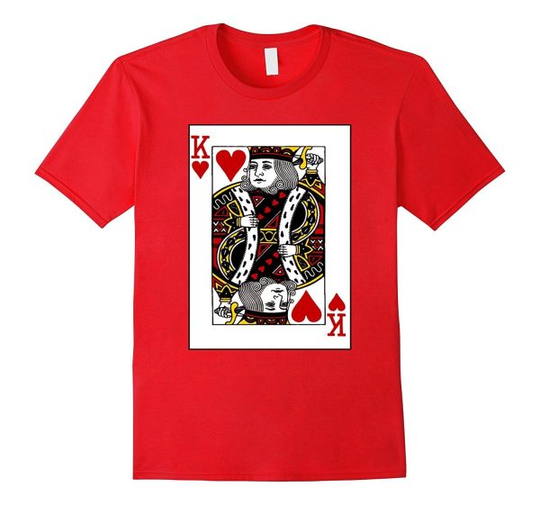 Valentines Day Gifts - King of Hearts Cards Couple T Shirt Sale