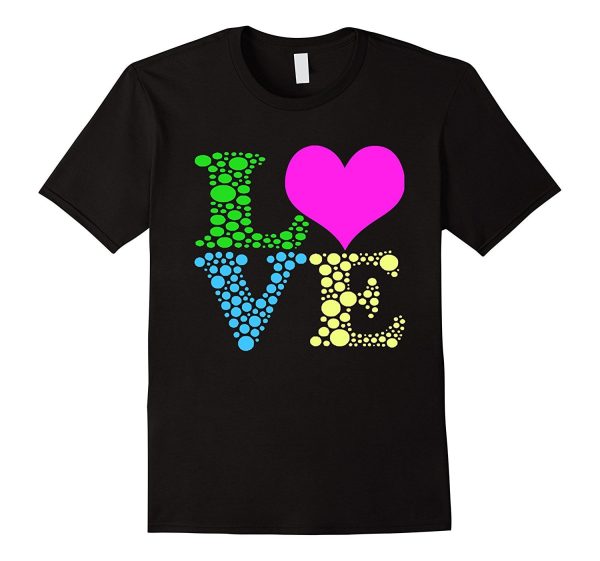 Valentines Day Shirts For Girls LOVE Heart Women Supply