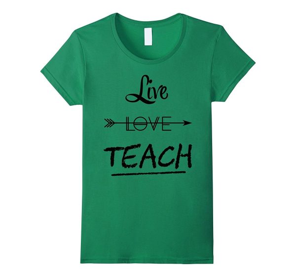 Teacher Shirt Valentines Day live love teach students tshirt Online Sale