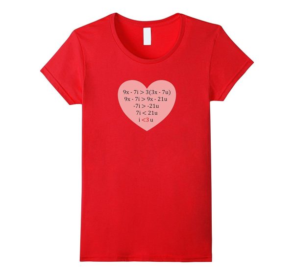 Equation of Love - Funny Math Valentine s Day Shirt Cheap