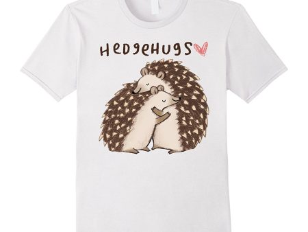 Hedgehugs - Hedgehog Hugs T Shirt Funny Pun Hot on Sale