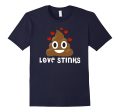 Valentines Day Shirt Kids Women Love Stinks Poop Emoji Funny Hot on Sale