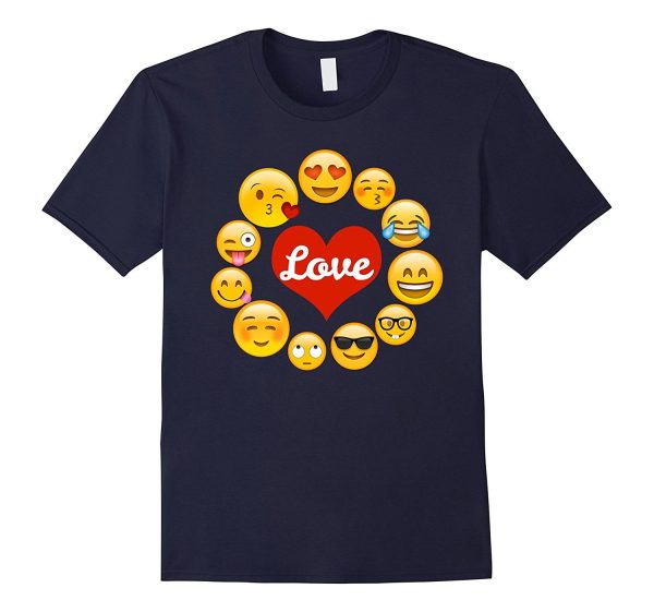 Emoji Shirt With Sayings Heart Love Valentine s Day Shirt For Sale