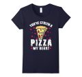 Funny Pizza Valentines Day Shirt Stolen Heart Food Cute Online now