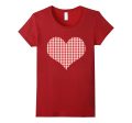 Red Heart Valentine s Day Shirt Women Girls Top Discount