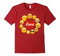 Emoji Shirt With Sayings Heart Love Valentine s Day Shirt For Sale