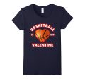 Cute BASKETBALL IS MY VALENTINE Shirt for Boys and Girls Sale