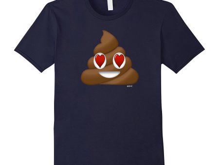 Poop Emoji Poop Face With Heart Eyes Valentines Day Shirt Fashion