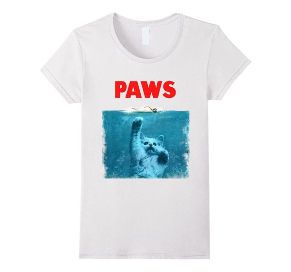 Paws Kitten Meow Parody Funny Tshirt Cat Lover Gifts Supply