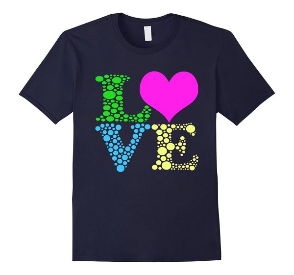 Valentines Day Shirts For Girls LOVE Heart Women Supply