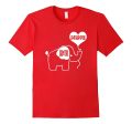 Cute Valentines Day Girls and Boys Be Mine Elephant T-Shirt Cheap