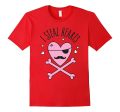 Kids Valentine s Day Funny Shirt - I Steal Hearts Pirate Tee Cheap