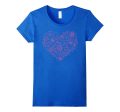 I Love you T shirt Floral Heart Saint Valentine s Day gift Supply