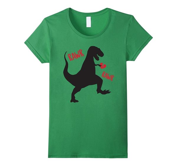 Dinosaur Rawr T-Shirt - Valentine s Day Love Tee Cheap