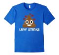 Valentines Day Shirt Kids Women Love Stinks Poop Emoji Funny Hot on Sale