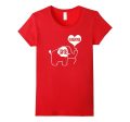 Cute Valentines Day Girls and Boys Be Mine Elephant T-Shirt Cheap